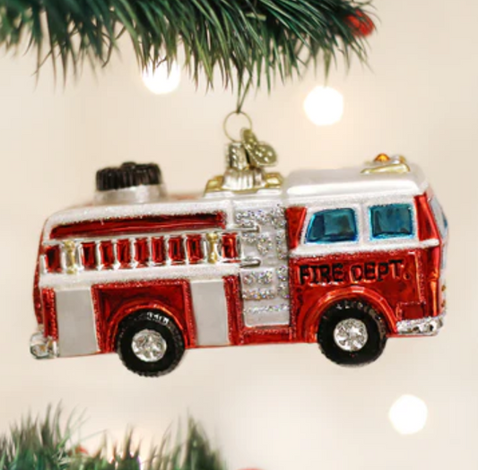 Fire Truck Ornament