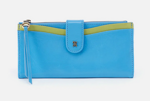 Max - Continential Wallet - Tranquil Blue & Celery