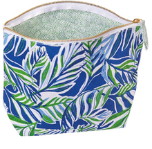 Load image into Gallery viewer, Large Pouch - Topic Navy Green