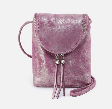 Fern Crossbody - Metallic Violet