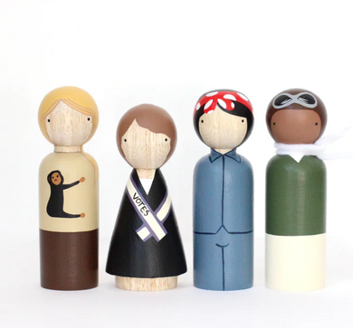 The Trailblazers Wooden Dolls