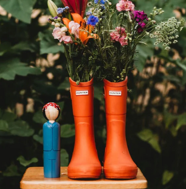 Rosie The Riviter Wooden Doll