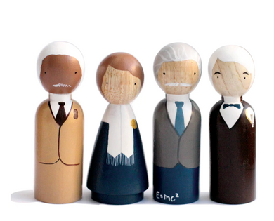 The Scientists Wooden Doll
