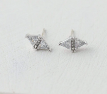 Load image into Gallery viewer, Harmony Stud Earrings Silver