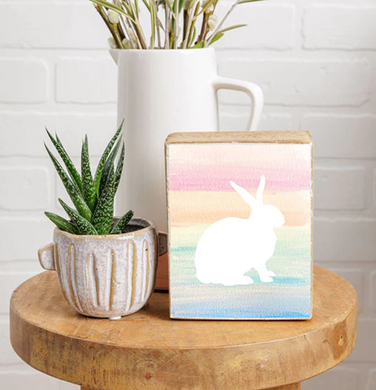 Bunny Block Gradient Stripes