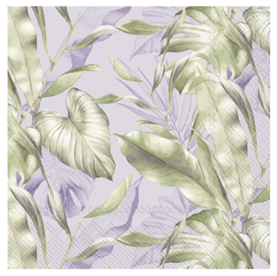 Cocktail Napkins - Bamboo Leaves