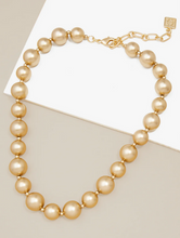 Load image into Gallery viewer, Metal Bead Neckace In Matte Gold or Silver