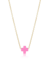 Load image into Gallery viewer, Cross Necklace 16&quot; Gold Necklace