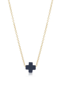 Cross Necklace 16" Gold Necklace