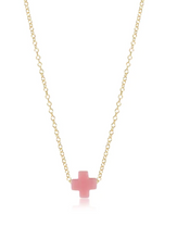 Load image into Gallery viewer, Cross Necklace 16&quot; Gold Necklace