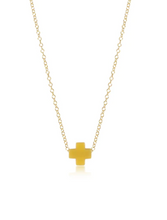 Load image into Gallery viewer, Cross Necklace 16&quot; Gold Necklace