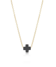 Load image into Gallery viewer, Cross Necklace 16&quot; Gold Necklace