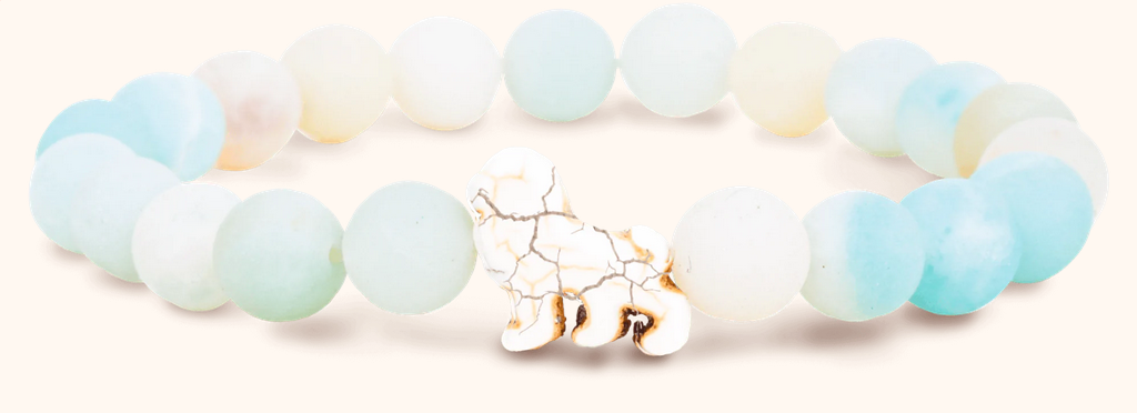 Excursion Bracelet - Lion - Sky Stone