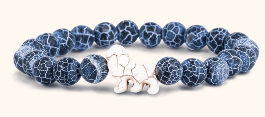 Excursion Bracelet - Lion - River Blue