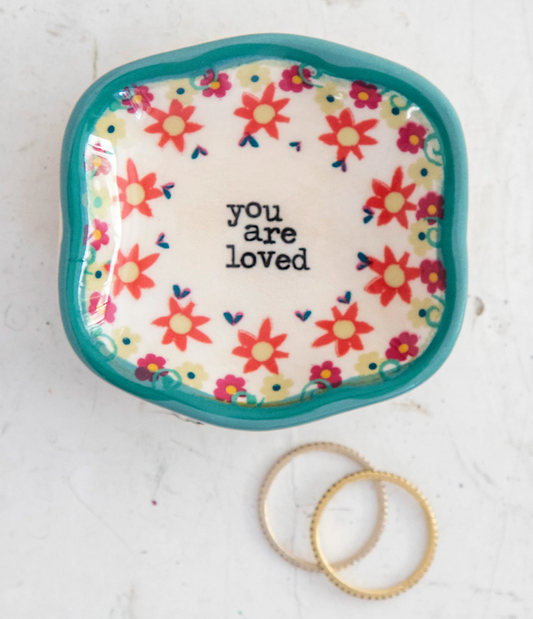 You Are Loved Trinket Dish