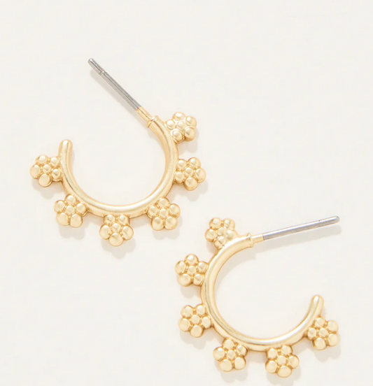 Hawthorn Hoop Earring - Gold