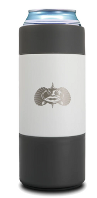 White Slim Can Cooler - 12oz