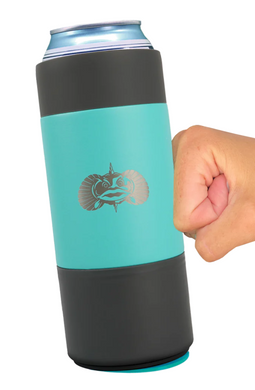 Teal Slim Can Cooler - 12oz