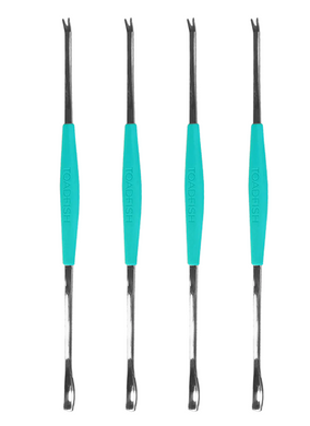 Teal Seafood Forks - Set of 4
