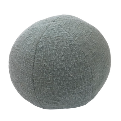 Cotton Slub Orb Pillow - Sage