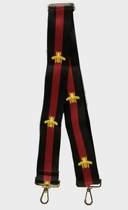 Strap Only - Bee - Black & Red