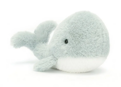 Wavelly Whale Grey Plush Toy