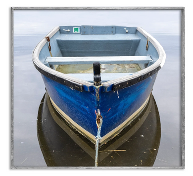 Blue Boat Canvas Art - 12