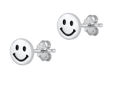 Smiley Face Stud Earring