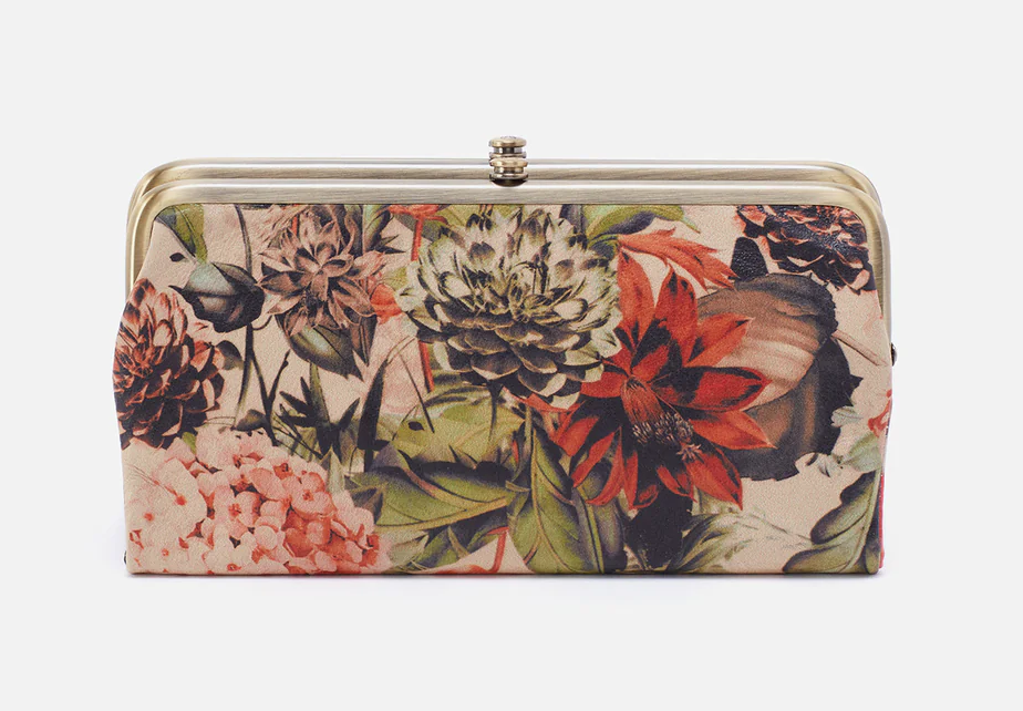 Lauren Clutch Botanical Flower Sativa