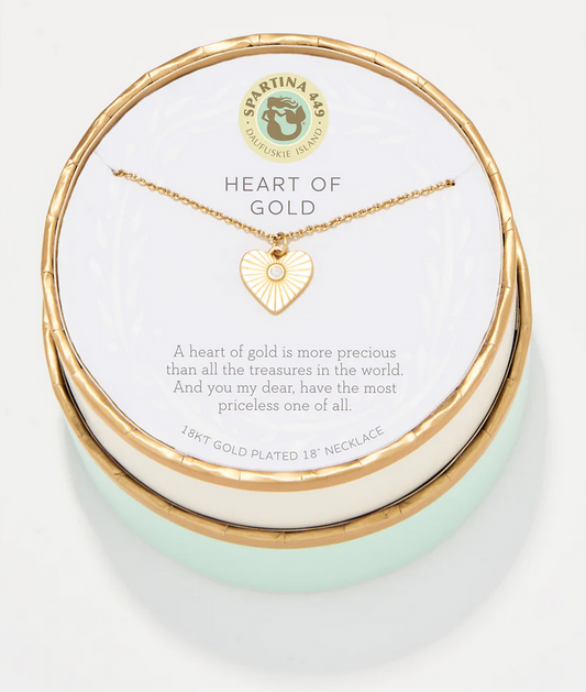 Sea La Vie Heart Of Gold Necklace