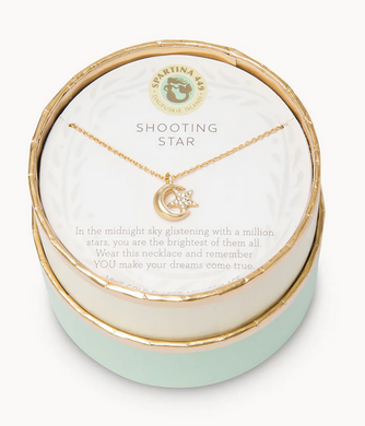 Sea La Vie Shooting Star/Moon Star Necklace
