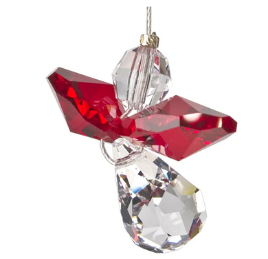 Guardian Angel Suncatcher - Garnet (January)
