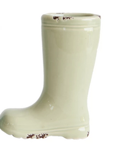 Boot Vase, 7" Stoneware
