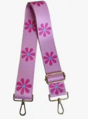 Pink Spring Flower Bag Strap