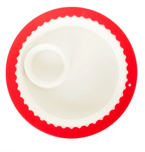 Colorful Silicone Band for Melamine Chip and Dip Platter