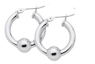 Cape Cod Single Ball Lestage® Earrings SS