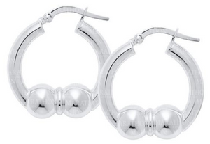 Cape Cod Double Ball Lestage® Earrings SS