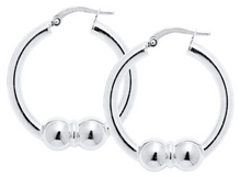 Load image into Gallery viewer, Cape Cod Double Ball Lestage® Earrings SS