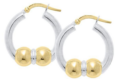 Cape Cod Double Ball Lestage® Earrings SS/14KT