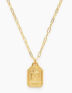 Dog Tag Zodiac Medallion