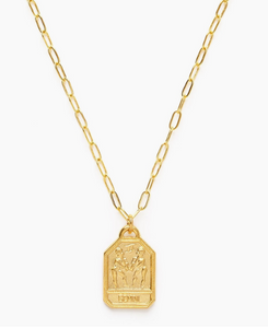 Dog Tag Zodiac Medallion