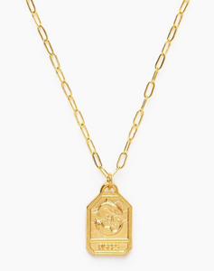 Dog Tag Zodiac Medallion