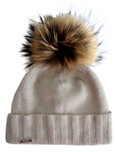 Cashmere Simple Pom Hat