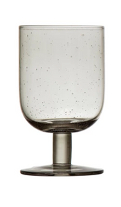 Stemmed Bubble Wine Glass