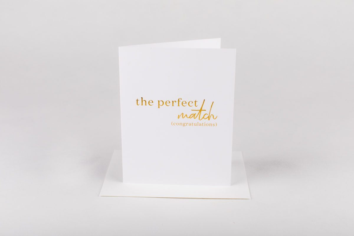 The Perfect Match Card