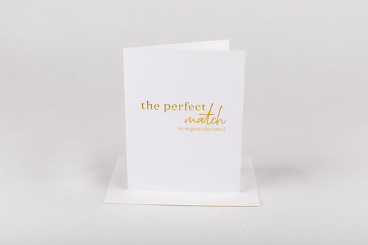 The Perfect Match Card