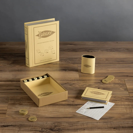 Yatzee  Vintage Bookshelf Edition Game