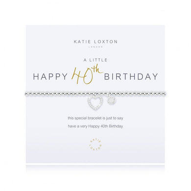 HAPPY 40TH BIRTHDAY BRACELET