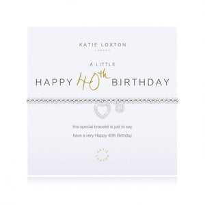 HAPPY 40TH BIRTHDAY BRACELET