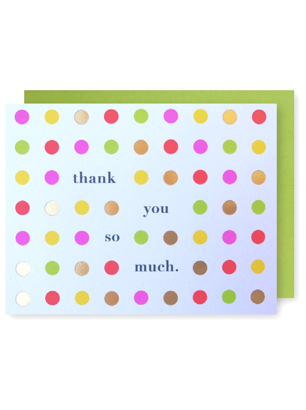 HAPPY DOTS BOXED THANK YOU CARDS
